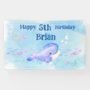 Search for whale banners Blue