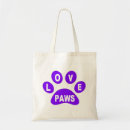 Search for dog paw print bags Purple
