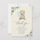 Search for bear baby shower thank you cards Floral