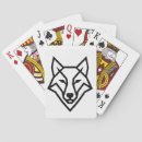 Search for white wolf playing cards Nature