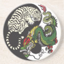 Search for yin yang coasters Dragon