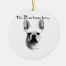 Search for french bulldog christmas tree decorations Frenchie
