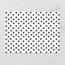 Search for black and white polka dots postcards Circle