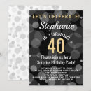 Search for for him 40th birthday invitations Unique
