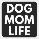 Search for dog life stickers Typography