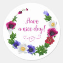 Search for white flower wreath stickers Floral
