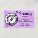 Search for needle and thread business cards Vintage