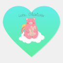 Search for bear with heart stickers For her