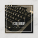 Search for typewriter business cards Consultant