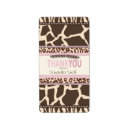Search for pink zebra return address labels Cheetah