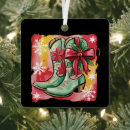 Search for cowgirl boots christmas tree decorations Festive