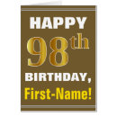 Search for 98th birthday cards 98 years old