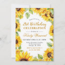 Search for sunflower frame invitations Yellow