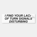 Search for turn signal bumper stickers Driving