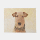 Search for airedale terrier dog doormats Cute