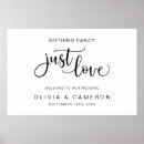 Search for love wedding signs Minimalist