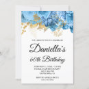 Search for blue 60th birthday invitations Garden