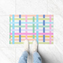 Search for checkered pattern doormats For her