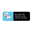 Search for miniature poodle return address labels Standard