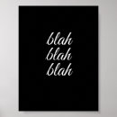 Search for blah posters Wall