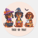Search for dog treat stickers Trick or treat