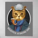 Search for funny cat drawing posters Cats