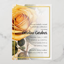 Search for yellow rose birthday invitations Roses