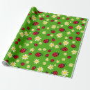 Search for ladybugs wrapping paper Ladybug pattern