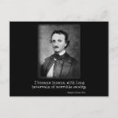 Search for author postcards Edgar allan poe
