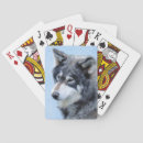 Search for wolf playing cards Canine