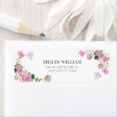 Search for rose frame return address labels Floral
