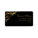 Search for antique gold return address labels Formal