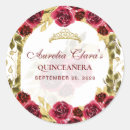 Search for floral sweet sixteen stickers Red
