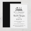 Search for surprise 50th anniversary invitations Modern