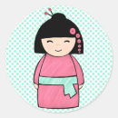 Search for kokeshi stickers Kimono