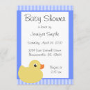 Search for yellow duck baby shower invitations Bird