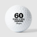 Search for 60th golf balls 60 years old