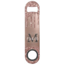 Search for glitter bottle openers Monogrammed