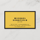 Search for black and yellow business cards Attorney