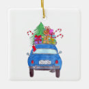 Search for antique car christmas tree decorations Blue