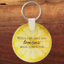 Search for lemon quote key rings Lemons