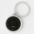 Search for gold star key rings Black