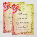 Search for dream come true invitations Floral