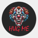 Search for horror clown stickers Happy halloween