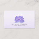 Search for purple lotus business cards Yoga instructor