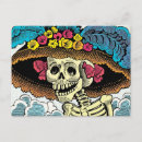 Search for skull lady postcards Calavera