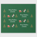 Search for santa unicorn wrapping paper For kids