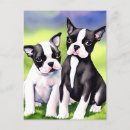 Search for terrier puppy postcards Watercolor