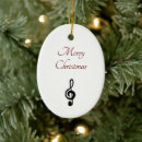 Search for treble clef christmas tree decorations Musical