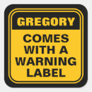Search for warn labels For him